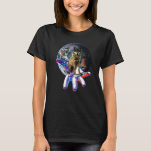 Wolf Moon Motif Pack Wild Lupus farbenfrohe Wölfe T-Shirt