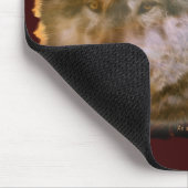 Wolf & Moon Mousepad (Ecke)