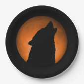 Wolf Moon Pappteller (Vorderseite)