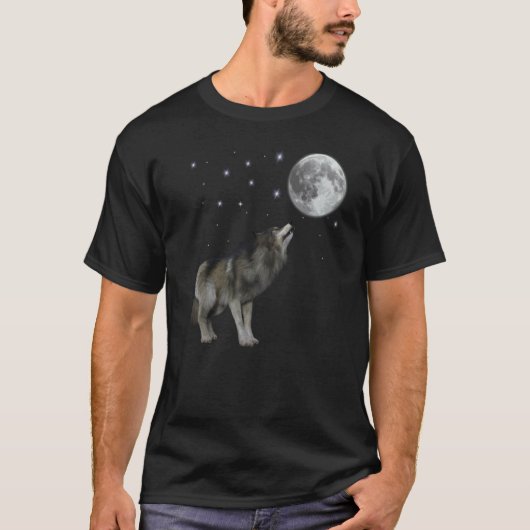 Wolf Moon Quote Wolf Girl And Dead Moon Costume T-Shirt (Vorderseite)