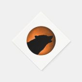 Wolf Moon Serviette (Ecke)