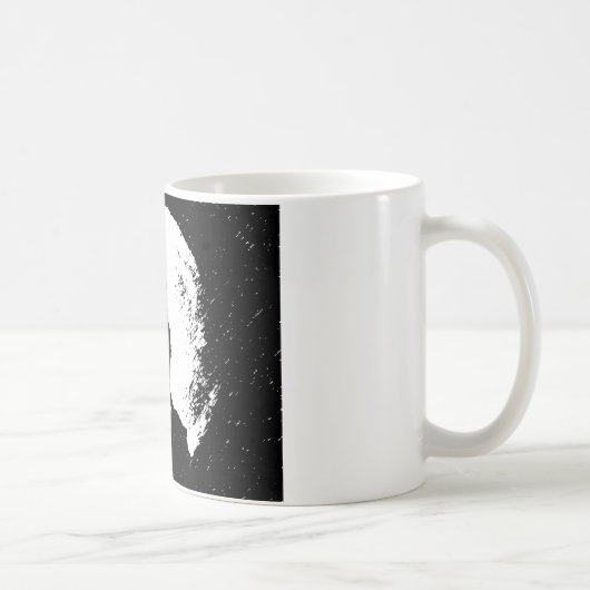 Wolf & Moon Silhoutte Kaffeetasse (Rechts)