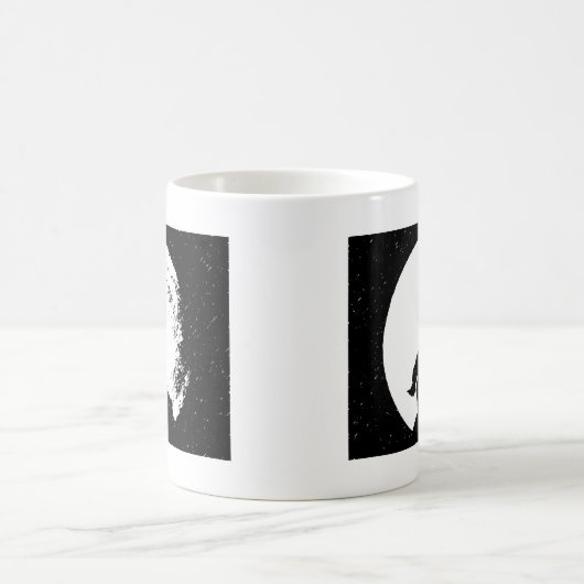 Wolf & Moon Silhoutte Kaffeetasse (Mittel)