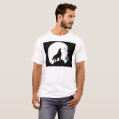Wolf & Moon Silhoutte T-Shirt (Vorne ganz)