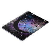Wolf Moon Spiral Notebook Notizblock (Linke Seite)