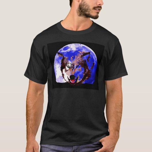 Wolf & Moon T-Shirt (Vorderseite)