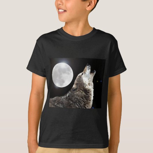 Wolf & Moon T-Shirt (Vorderseite)