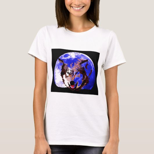 Wolf & Moon T-Shirt (Vorderseite)