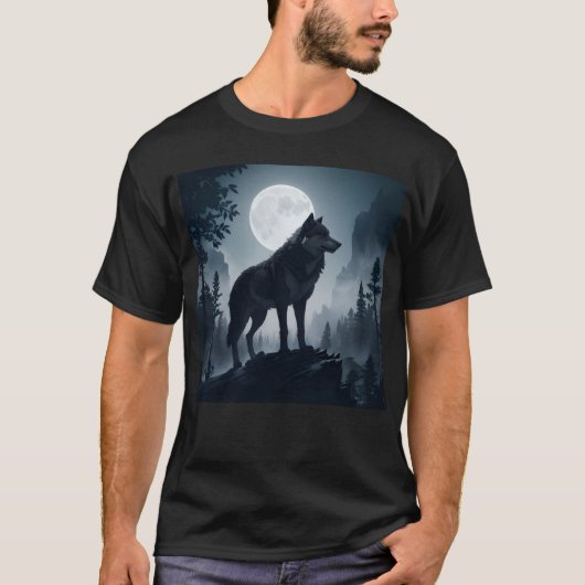 Wolf Moon Tee (Vorderseite)