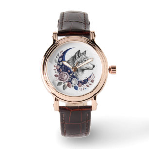 Wolf & Moon Watch Armbanduhr