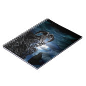 Wolf Moon - Wolf mit Golem Notizblock (Linke Seite)