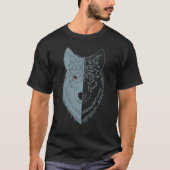 Wolf Motif Predator Face Wolfs 1 T-Shirt (Vorderseite)