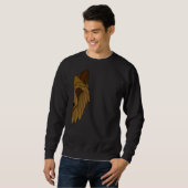 Wolf Motif Predator Face Wolfs 2 Sweatshirt (Vorne ganz)