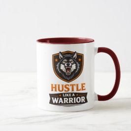 Wolf Motivationsstärke Grafik T-Shirt Tasse