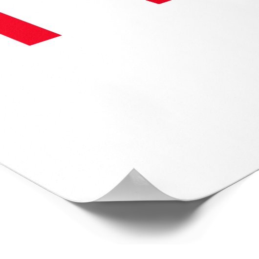 Wolf Motivierend Freedom Black & White Poster (Ecke)