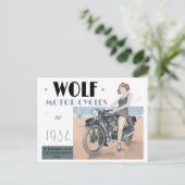 Wolf Motorräder Postcard Postkarte (Stehend Vorderseite)