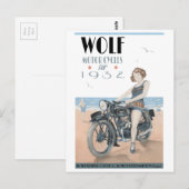 Wolf Motorräder Postcard Postkarte (Vorne/Hinten)
