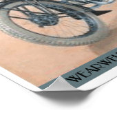 Wolf Motorräder Poster (Ecke)