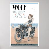 Wolf Motorräder Poster (Vorne)