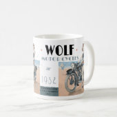 Wolf Motorräder Tasse (VorderseiteRechts)