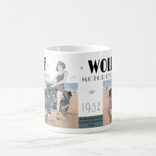 Wolf Motorräder Tasse (Mittel)