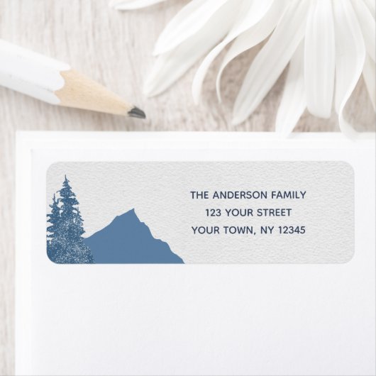 Wolf Mountain Forest Boy Rücksendeadresse (Insitu)