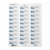 Wolf Mountain Forest Boy Rücksendeadresse (Vorne)