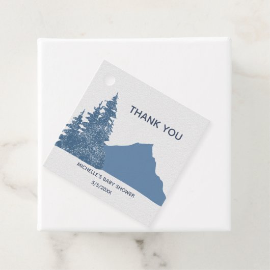 Wolf Mountain Forest Boy Vielen Dank Geschenkanhänger (Beispiel)