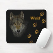 Wolf mousepad (Mit Mouse)