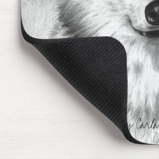 Wolf Mousepad (Ecke)