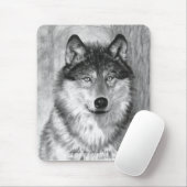Wolf Mousepad (Mit Mouse)