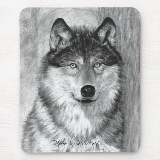 Wolf Mousepad (Vorne)