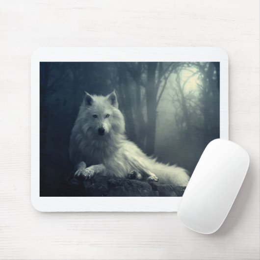 Wolf Mousepad (Mit Mouse)