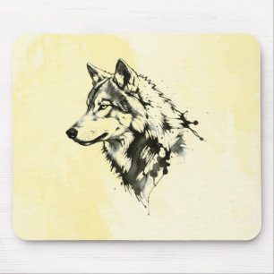 Wolf Mousepad