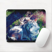 Wolf Mousepad (Mit Mouse)