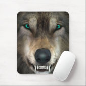 Wolf Mousepad (Mit Mouse)