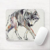 Wolf Mousepad (Mit Mouse)