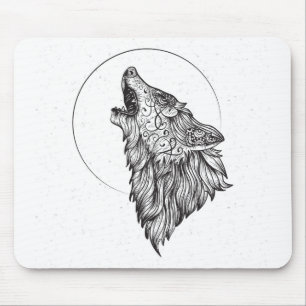 Wolf Mousepad