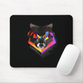 Wolf Mousepad (Mit Mouse)