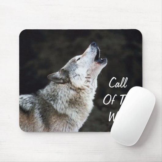 Wolf Mousepad (Mit Mouse)