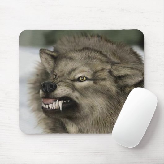 Wolf Mousepad (Mit Mouse)