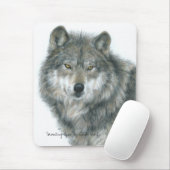 Wolf Mousepad (Mit Mouse)