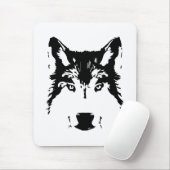 Wolf Mousepad (Mit Mouse)