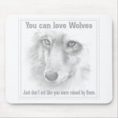 Wolf Mousepad (Vorne)