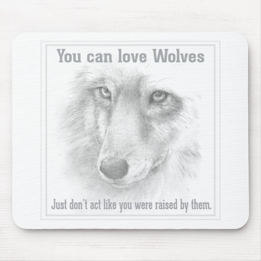 Wolf Mousepad (Vorne)