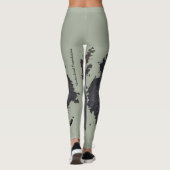 Wolf mustert Leggings (Rückseite)