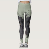 Wolf mustert Leggings (Vorderseite)