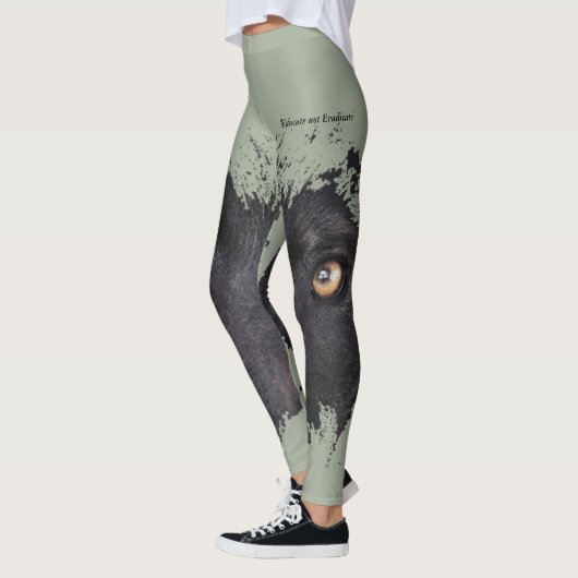 Wolf mustert Leggings (Links)