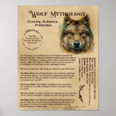 WOLF MYTHOLOGY POSTER (Vorne)