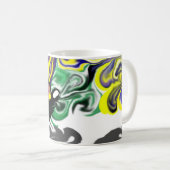 Wolf Nacht sternenklar Kaffeetasse (VorderseiteRechts)